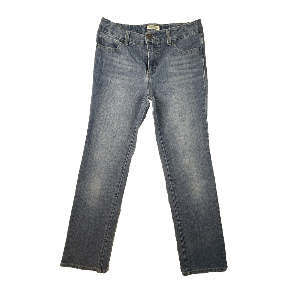 Cherokee Women's 16 (31x28.5) Blue Straight Leg Stretch Jeans SEE DESCRIPTION